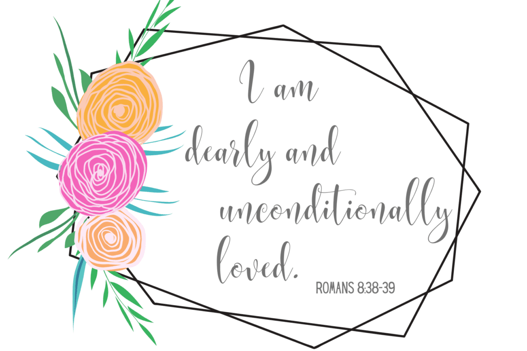 Identity in Christ List - I am dearly and unconditionally loved.